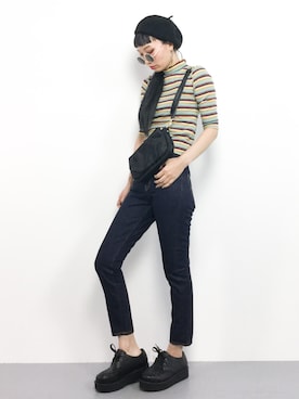 COLLENTE(yuco)さん（レディース・168cm）の春コーディネート