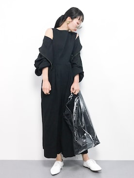 「アイテム（ブルゾン）」を使った、COLLENTE(yuco)さん（レディース・168cm・30代）の春コーディネート