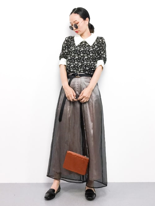 ameri vintage　シアーシャイニー　パンツ　新品 Ameri（アメリ）の「SHEER SHINY PANTS（その他パンツ）」 - WEAR