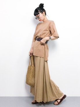 COLLENTE(yuco)さん（レディース・168cm）の夏コーディネート