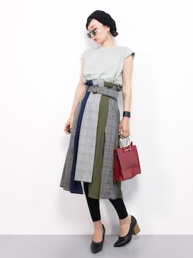 COLLENTE(yuco)さん（レディース・168cm）の夏コーディネート