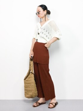 COLLENTE(yuco)さん（レディース・168cm）の夏コーディネート