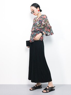 COLLENTE(yuco)さん（レディース・168cm）の夏コーディネート