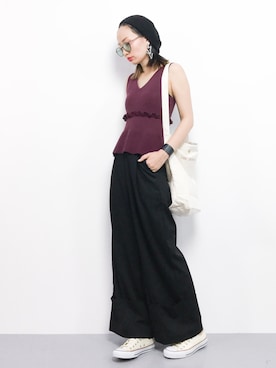 COLLENTE(yuco)さん（レディース・168cm）の夏コーディネート