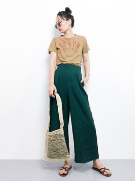 COLLENTE(yuco)さん（レディース・168cm）の夏コーディネート