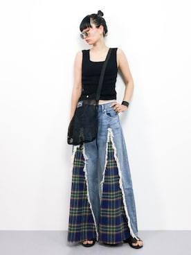 COLLENTE(yuco)さん（レディース・168cm）の夏コーディネート