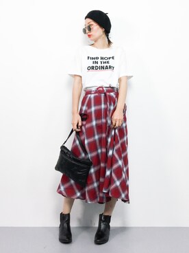 COLLENTE(yuco)さん（レディース・168cm）の夏コーディネート