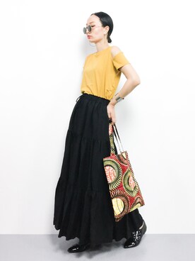 COLLENTE(yuco)さん（レディース・168cm）の夏コーディネート