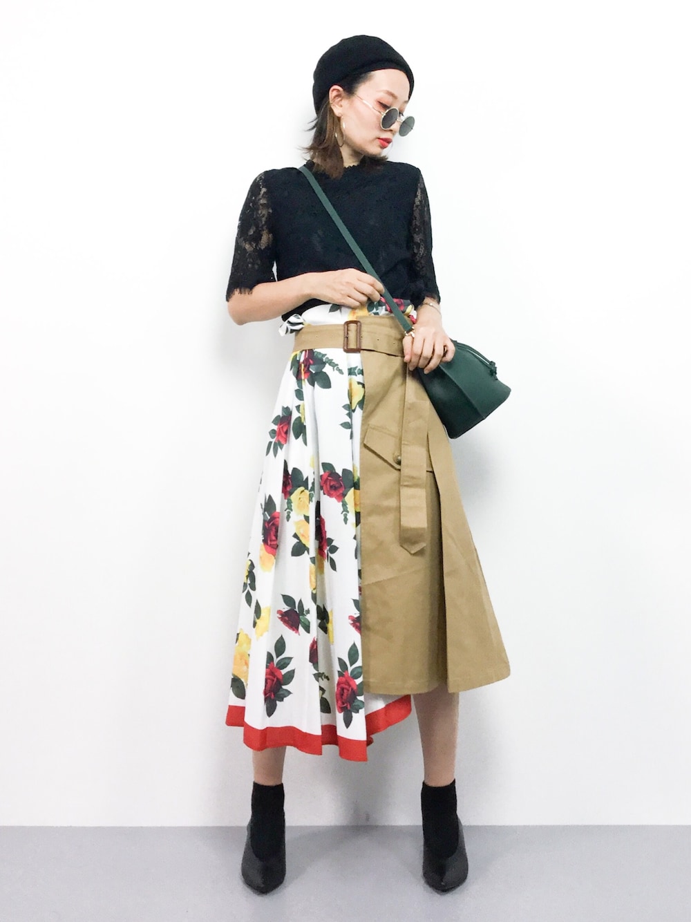 Ameri（アメリ）の「MEDI TRENCH PRINT SKIRT（スカート）」 - WEAR 