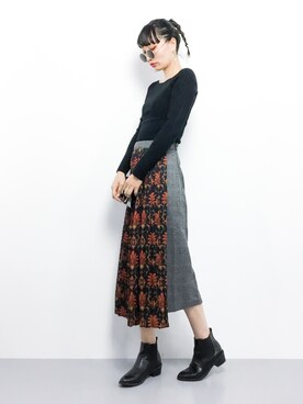 COLLENTE(yuco)さん（レディース・168cm）の秋コーディネート