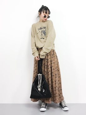 「Parfum de Charmant Fleur（パルファムドゥシャルマンフルール）のアイテム」を使った、COLLENTE(yuco)さん（レディース・168cm）の秋コーディネート