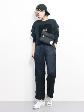 「cawaii（カワイイ）のアイテム（その他パンツ）」を使った、COLLENTE(yuco)さん（レディース・168cm）の秋コーディネート