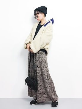 「アイテム（ブルゾン）」を使った、COLLENTE(yuco)さん（レディース・168cm・30代）の秋コーディネート