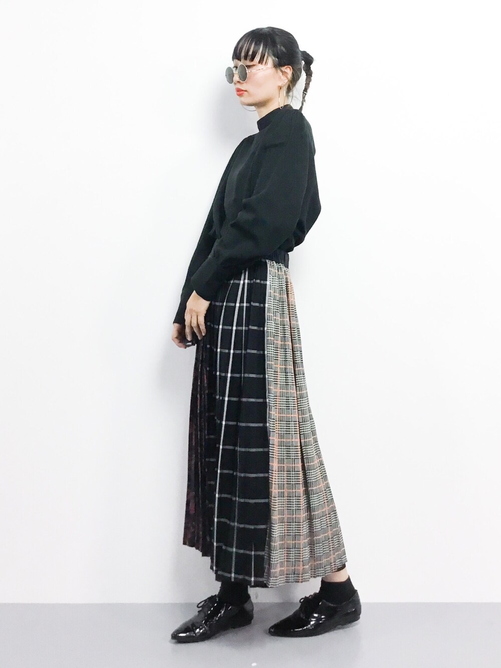 COLLENTE(yuco)さんの「FALL COLOR PUFF SLEEVE TOP（MOUSSY）」を使ったコーディネート