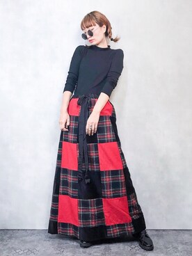 「Daniella&GEMMA（ダニエラアンドジェマ）のアイテム（その他シューズ）」を使った、COLLENTE(yuco)さん（レディース・168cm）の秋コーディネート