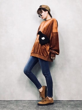 COLLENTE(yuco)さん（レディース・168cm）の冬コーディネート