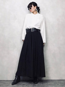 「EVRIS（エヴリス）のアイテム」を使った、COLLENTE(yuco)さん（レディース・168cm）の春コーディネート