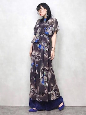 「TOGA PULLA（トーガ　プルラ）のアイテム」を使った、COLLENTE(yuco)さん（レディース・168cm）の春コーディネート