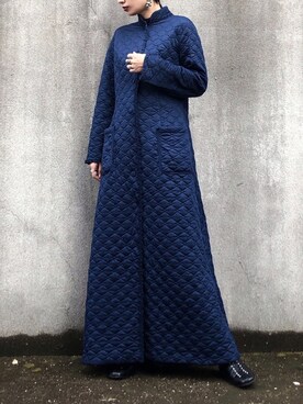 「古着屋コレンテ」｜「アイテム（ジャケット/アウター）」を使った、COLLENTE(yuco)さん（レディース・168cm）の春コーディネート