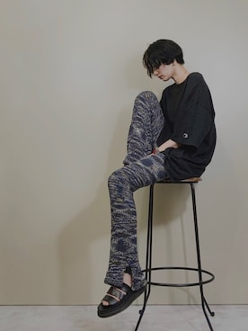 「コレンテ」｜「アイテム（サンダル）」を使った、COLLENTE(yuco)さん（レディース・168cm）の夏コーディネート