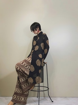 「コレンテ」｜「アイテム（パンツ）」を使った、COLLENTE(yuco)さん（レディース・168cm）の夏コーディネート