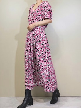 「コレンテ」｜「アイテム（ワンピース/ドレス）」を使った、COLLENTE(yuco)さん（レディース・168cm）の夏コーディネート