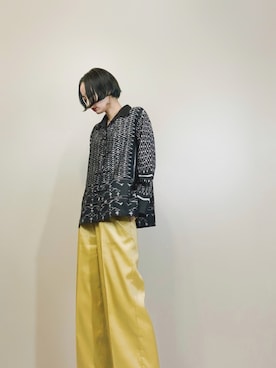 「コレンテ」｜「アイテム（トップス）」を使った、COLLENTE(yuco)さん（レディース・168cm）の秋コーディネート
