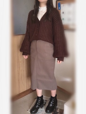 かれんさん（レディース・155cm）の冬コーディネート