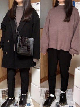 かれんさん（レディース・155cm）の冬コーディネート