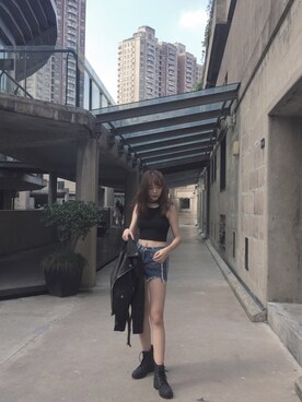 「Etam（エタム）のアイテム（ジャケット/アウター）」を使った、喵妹阿さん（レディース・162cm）の秋コーディネート