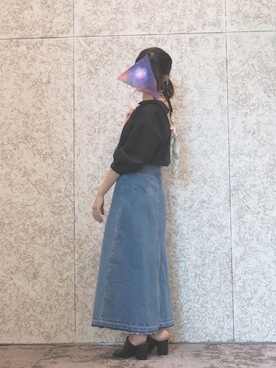 「CECIL McBEE（セシルマクビー）のアイテム（サンダル）」を使った、AKARINさん（レディース・162cm）の春コーディネート