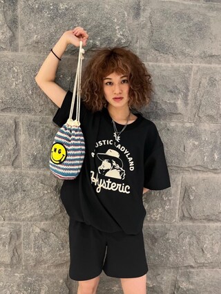 HYSTERIC GLAMOUR（ヒステリックグラマー）の「HG SMILE 巾着バッグ