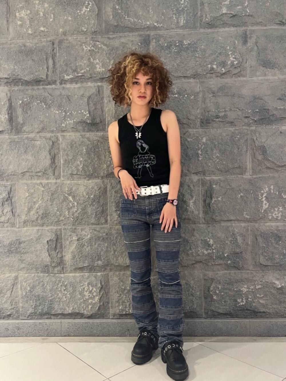 ヒステリックグラマー タンクトップ vixen girl 新品 HYSTERIC GLAMOUR（ヒステリックグラマー）の「VIXEN GIRL pt