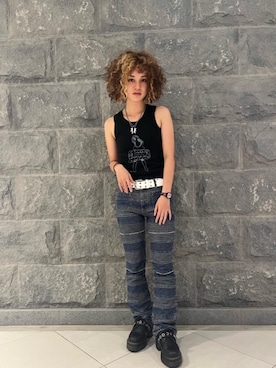 新品未使用 ヒステリックグラマー VIXEN GIRL プリントタンクトップ HYSTERIC GLAMOUR（ヒステリックグラマー）の「VIXEN GIRL