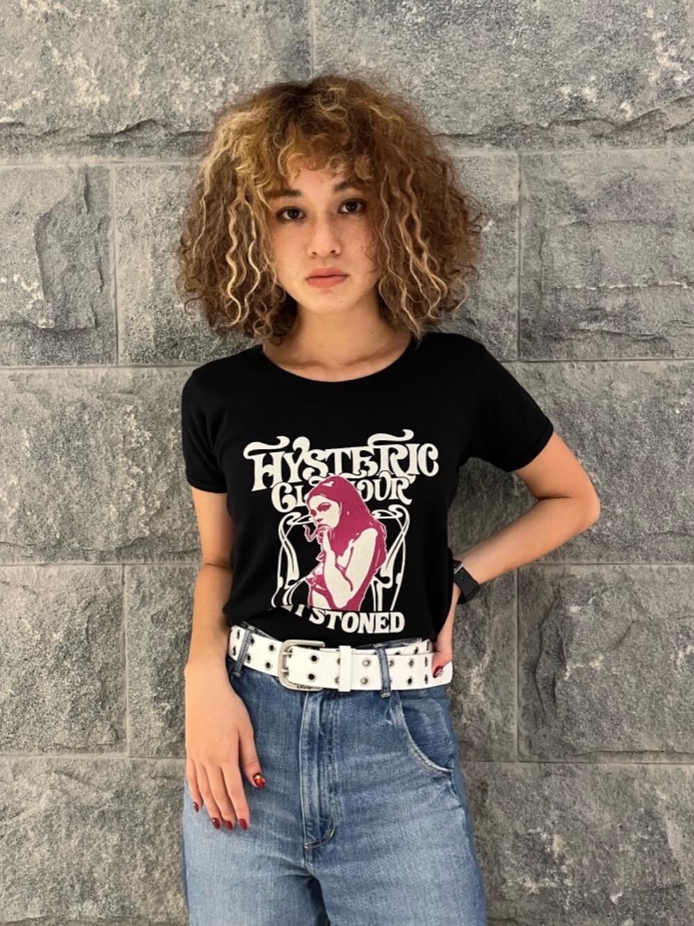 HYSTERIC GLAMOUR（ヒステリックグラマー）の「GET STONED チビTシャツ