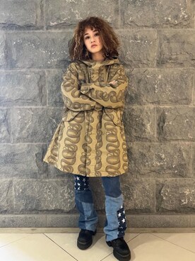 「みりたりー」｜「アイテム（その他アウター）」を使った、はなほさん（レディース・160cm）の秋コーディネート