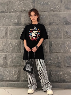 「らふこーで」｜「アイテム（腕時計）」を使った、はなほさん（レディース・160cm）の夏コーディネート