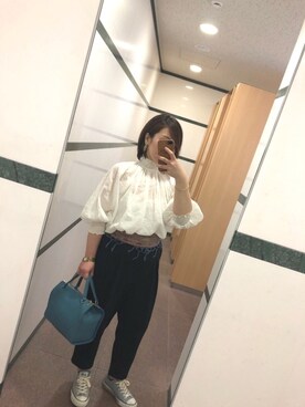 「chiiiibag」｜ややさん（レディース・153cm）の春コーディネート