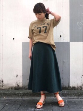 「le crabe rouge」｜mayonseさん（レディース・161cm）の春コーディネート