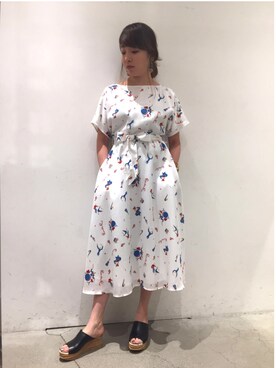「le crabe rouge」｜mayonseさん（レディース・161cm）の春コーディネート