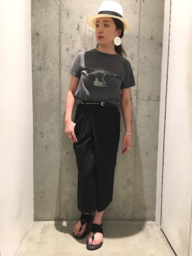 「sanuk（サヌーク）のアイテム（サンダル）」を使った、mayonseさん（レディース・161cm）の夏コーディネート