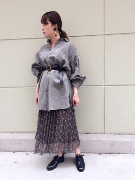 「ITADAKI（イタダキ）のアイテム」を使った、mayonseさん（レディース・161cm）の夏コーディネート