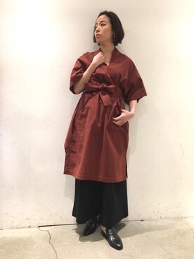 「Anne Thomas（アントーマス）のアイテム」を使った、mayonseさん（レディース・161cm）の春コーディネート