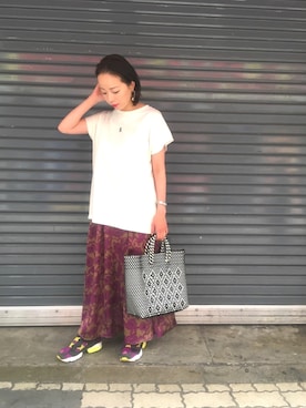 「SUPP. no one else （サップノーワンエルス）のアイテム」を使った、mayonseさん（レディース・161cm）の春コーディネート