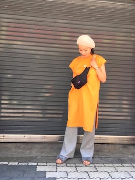 「SUPP. no one else （サップノーワンエルス）のアイテム」を使った、mayonseさん（レディース・161cm）の春コーディネート