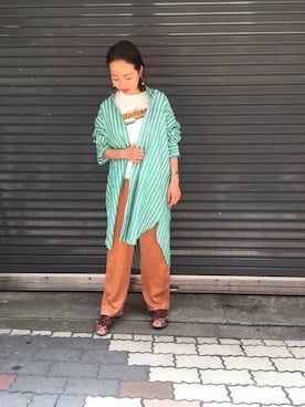 「uncut bound」｜「アイテム（ワンピース/ドレス）」を使った、mayonseさん（レディース・160cm）の夏コーディネート