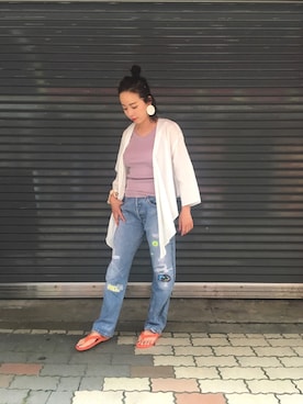 「MIDIUMISOLID」｜mayonseさん（レディース・160cm）の夏コーディネート