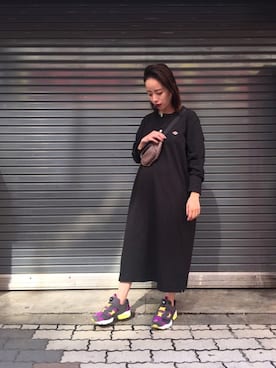 「uncut bound」｜「アイテム（ワンピース/ドレス）」を使った、mayonseさん（レディース・161cm）の秋コーディネート