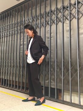 「HAVERSACK（ハバーザック）のアイテム（ジャケット/アウター）」を使った、mayonseさん（レディース・161cm）の秋コーディネート