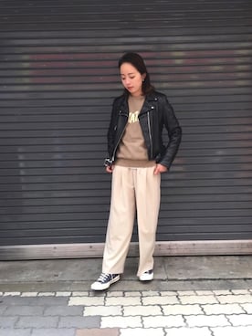 「MIDIUMISOLID」｜mayonseさん（レディース・161cm）の秋コーディネート